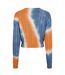 Sweat Court Motif/style Tie-dye Janel Femme Orange Bleu Diesel-2