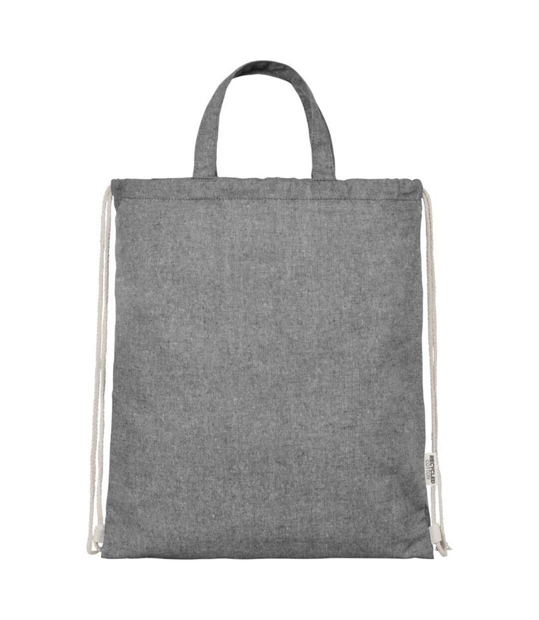Pheebs polycotton drawstring bag one size black heather Generic-1