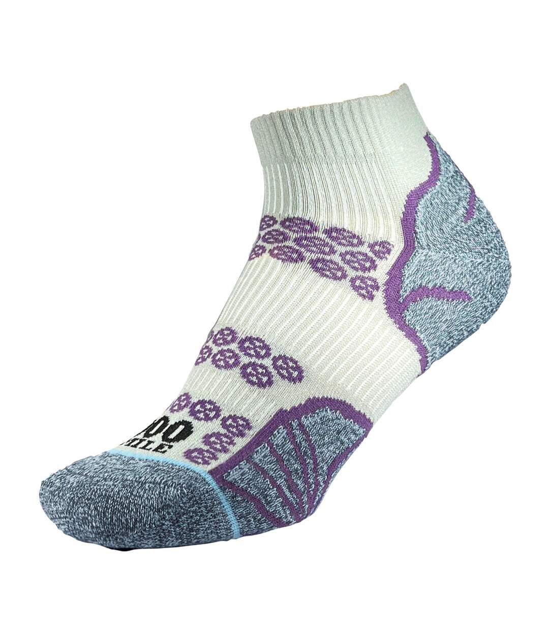 Ladies Lite Double Layer Anklet Socks - 1 Pack Repreve Socks for Women-1