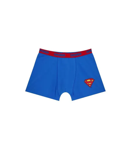Pack Of 3  Mens Stretch Boxer Shorts  Blue Red Black Superman