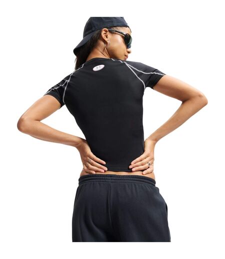 Womens/ladies Elite Heatgear Performance Top Black Under Armour