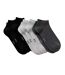 Lot de 5 paires de chaussettes grises/noires mixte espace des marques-1