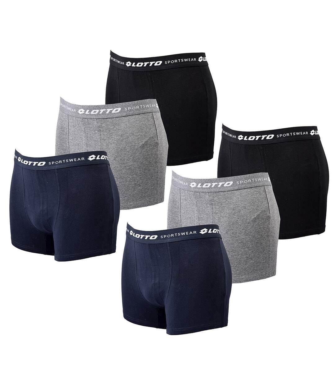 Boxer homme LOTTO Pack de 6 Boxers 1118