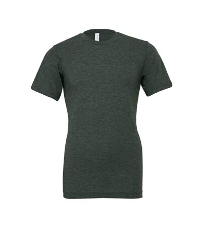 T-shirt adulte vert forêt chiné Bella + Canvas