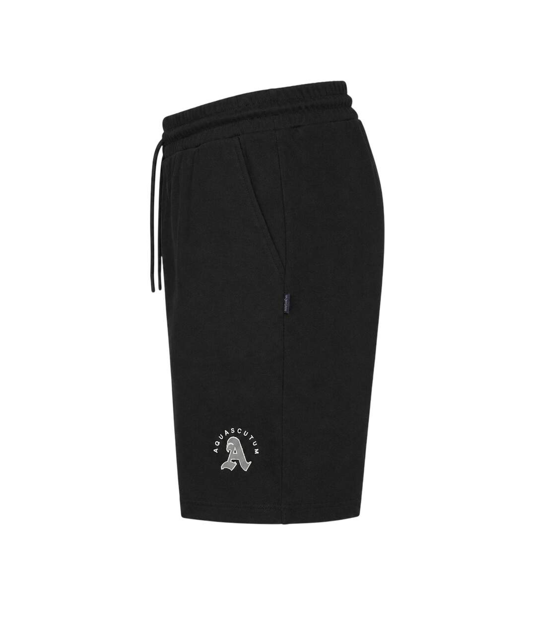 Short De Jogging Motif/style Logo Classique Homme Noir Aquascutum-4