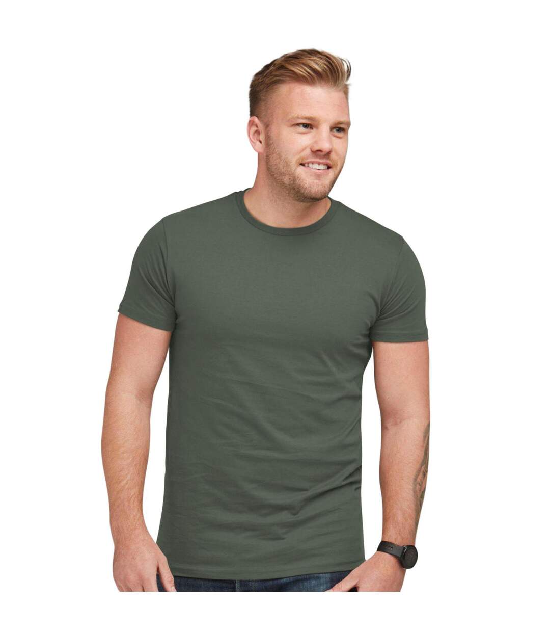 T-shirt Homme Marron Foncé SG-1