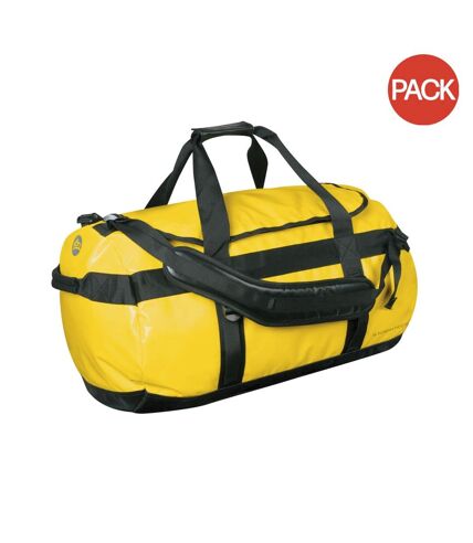 Stormtech Waterproof Gear Holdall Bag (Medium) (Pack of 2) (Yellow/Black) (One Size)