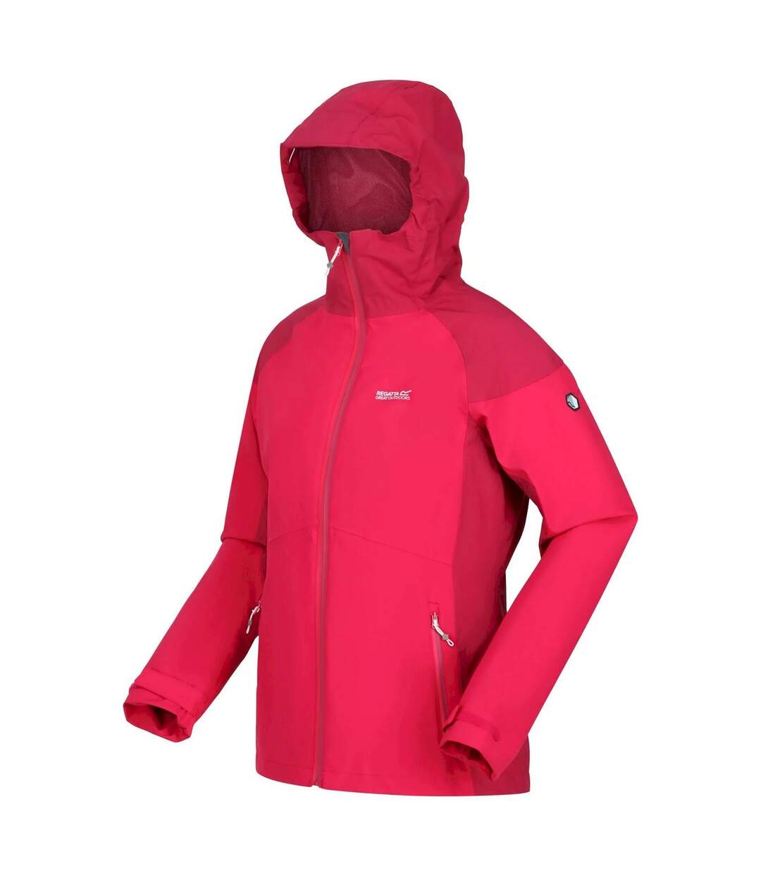 Veste imperméable wentwood femme rose fluo / rose foncé Regatta-3