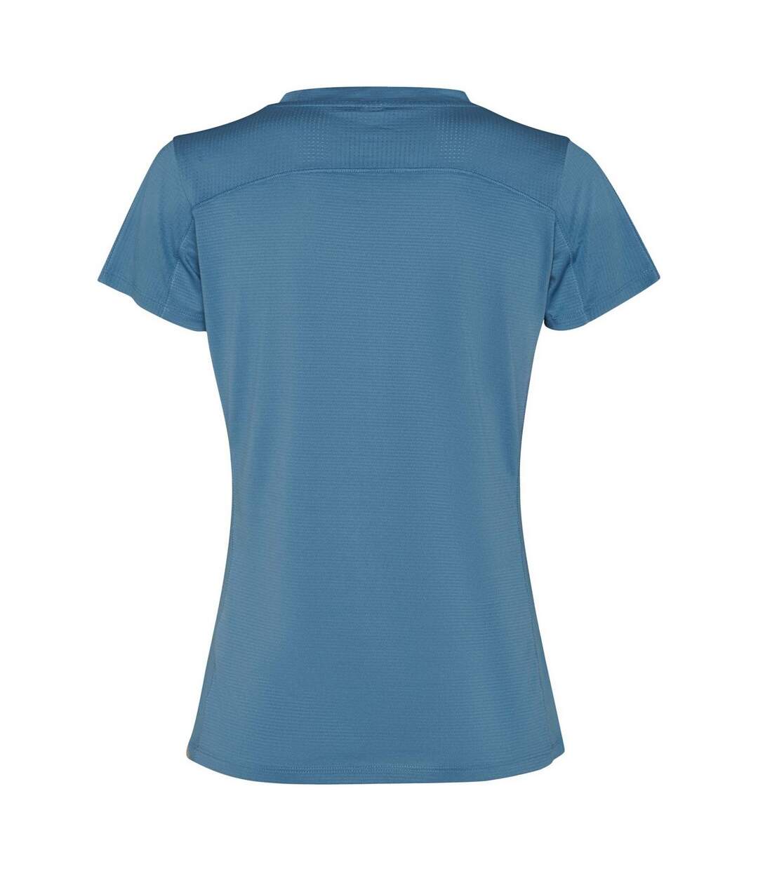 T-shirt slam femme bleu gris Roly-2