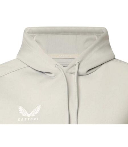 Sweat À Capuche Femme Gris Pâle Castore