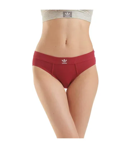 Culotte Motif/style Côtelé Femme Bordeaux Adidas