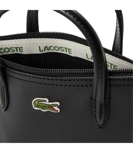 Logo Canvas Crossbody Bag One Size Black Lacoste