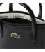 Logo Canvas Crossbody Bag One Size Black Lacoste-3