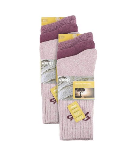 Ladies 6 Pack Hiking Boot Socks | Cotton Socks for the Outdoors