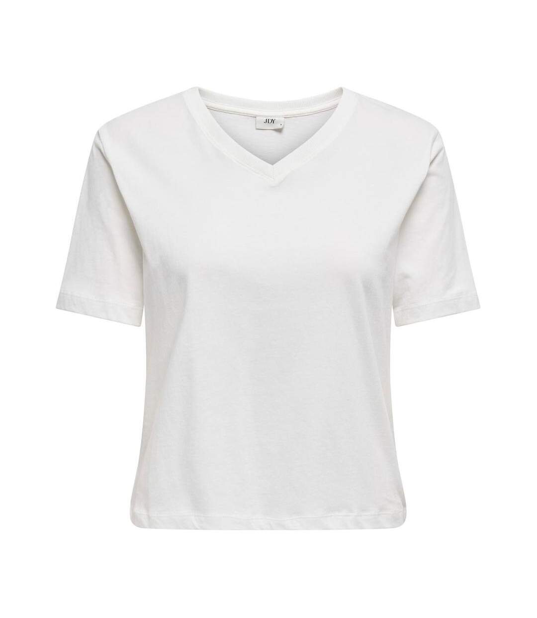 T-shirt blanc femme jdy rex 15352294 - l-1