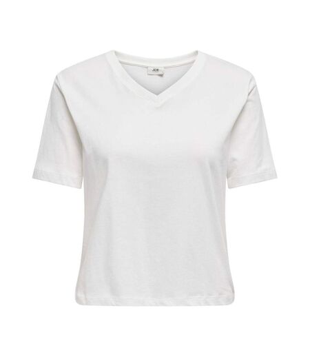 T-shirt blanc femme jdy rex 15352294 - l