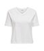T-shirt blanc femme jdy rex 15352294 - l-1