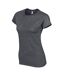 Gildan Womens/Ladies Softstyle Ringspun Cotton T-Shirt (Dark Heather)