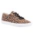Hush Puppies Womens/Ladies Tessa Leopard Print Leather Sneakers (Brown/Black) - UTFS7683
