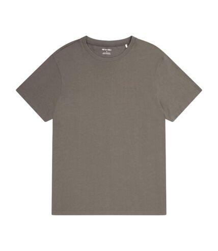 Mens icon organic t-shirt dark khaki Animal