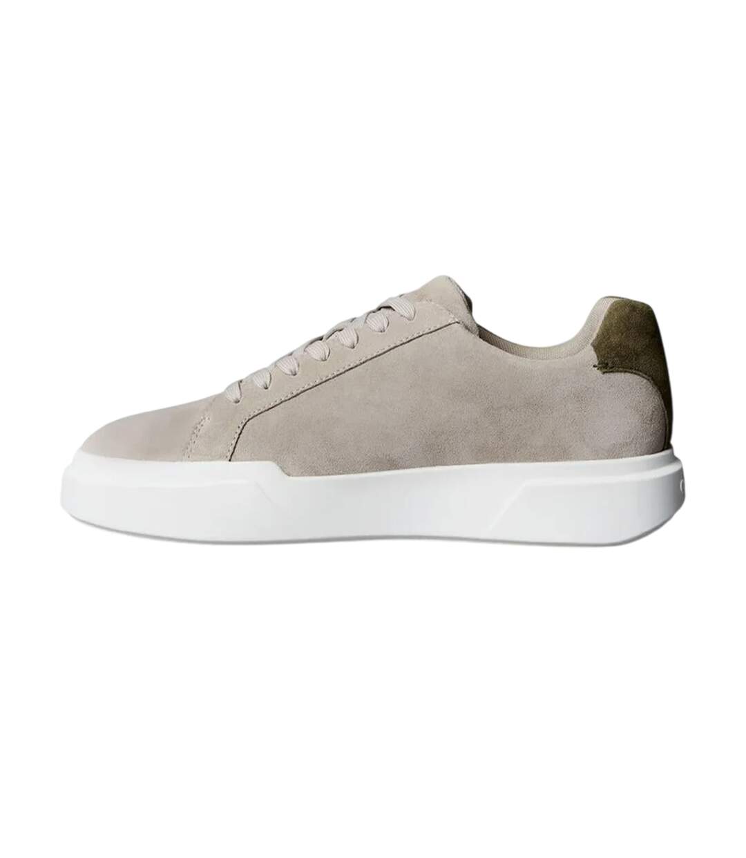 Baskets Homme Taupe Blanc Vert Calvin Klein-3