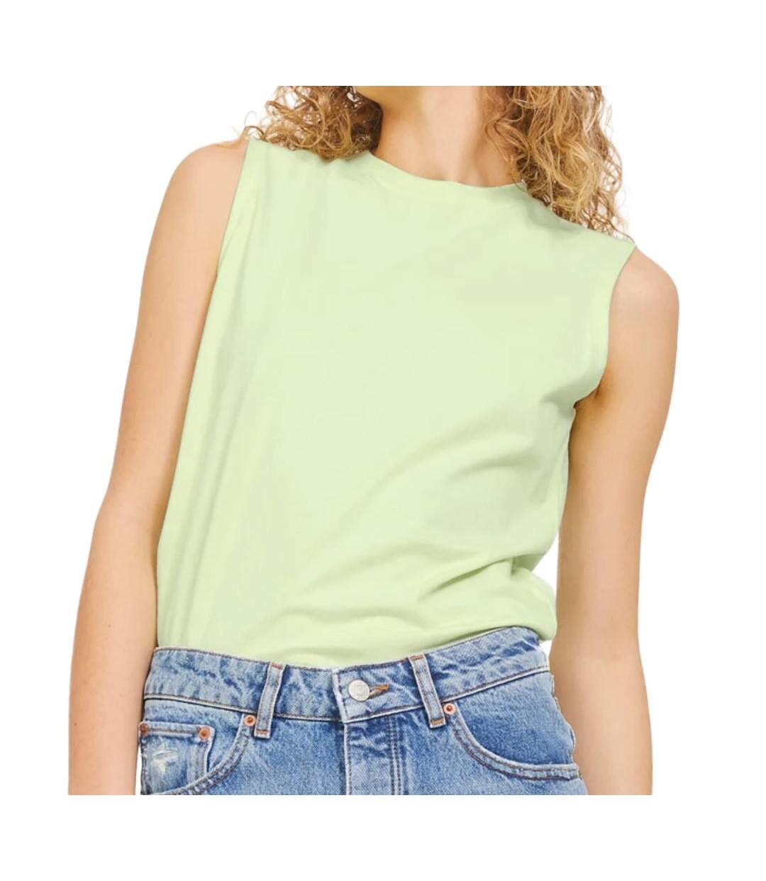 Débardeur Vert Femme JJXX Alvira - XS-1