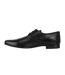 Mens Leather Derby Shoes Black Firetrap-3