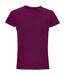 Mens crusader organic t-shirt astral purple SOLS