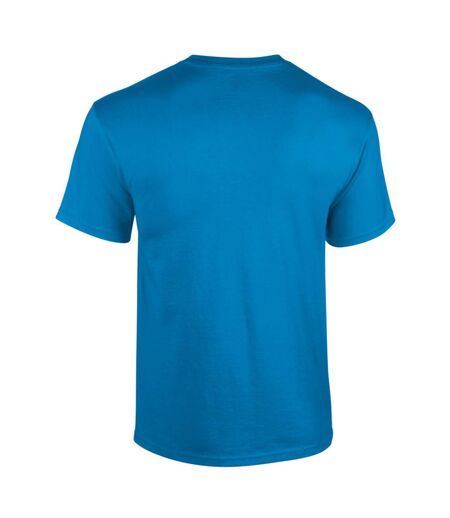 Gildan Mens Heavy Cotton Short Sleeve T-Shirt (Saphire)