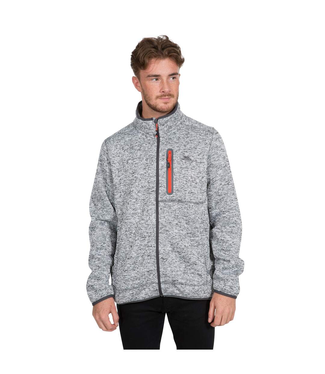 Trespass Mens Bingham Fleece Jacket (Grey Marl) - UTTP4287-3