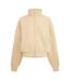 Womens/ladies Full Zip Fleece Jacket Sand Fear Of God Essentials-1
