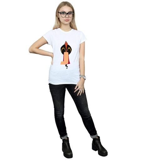 Disney - T-shirt ALPHABET J IS FOR JAFAR - Femme (Blanc) - UTBI14979