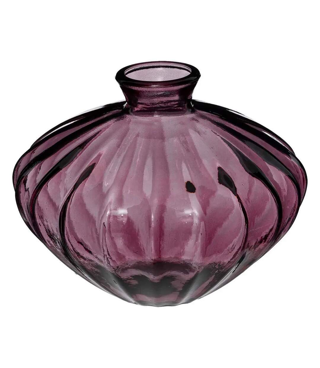 Vase Design en Verre Candy 19cm Rose-1