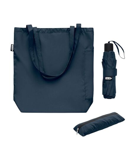 Ensemble Parapluie Pliant Seattle Taille Unique Bleu MidOcean