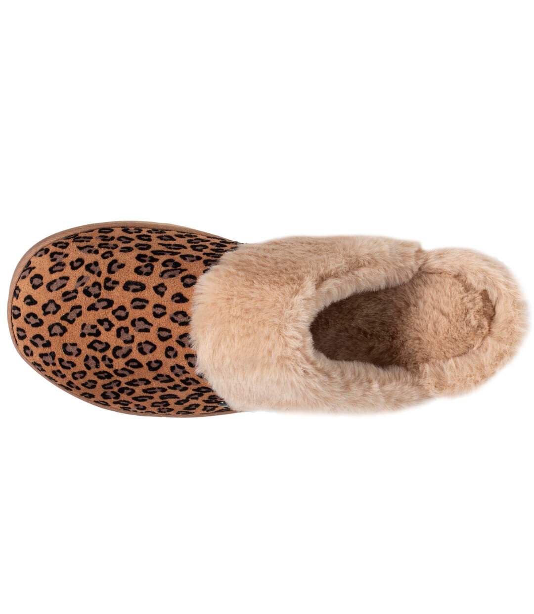 Isotoner Chaussons Mules femme ultra confortables, bordure en fausse fourrure-3
