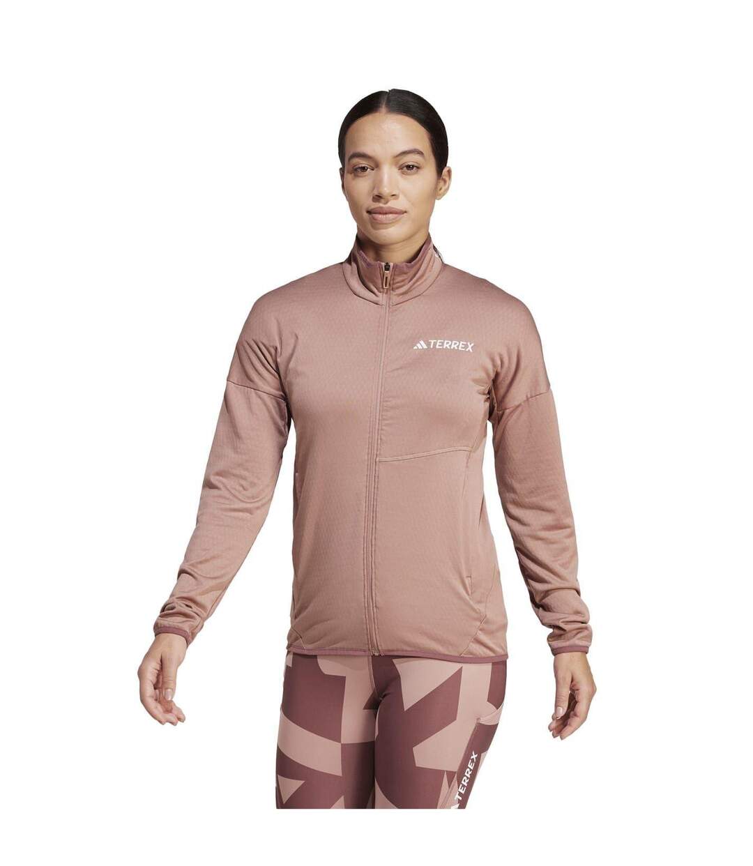Haut De Survêtement Terrex Xperior Femme Beige Rose Adidas-1