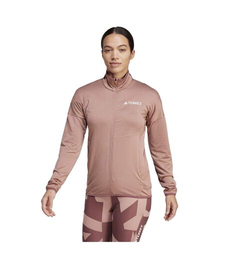 Haut De Survêtement Terrex Xperior Femme Beige Rose Adidas