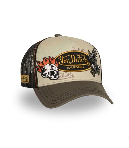 Casquette trucker avec filet adulte print devant Patches Vondutch