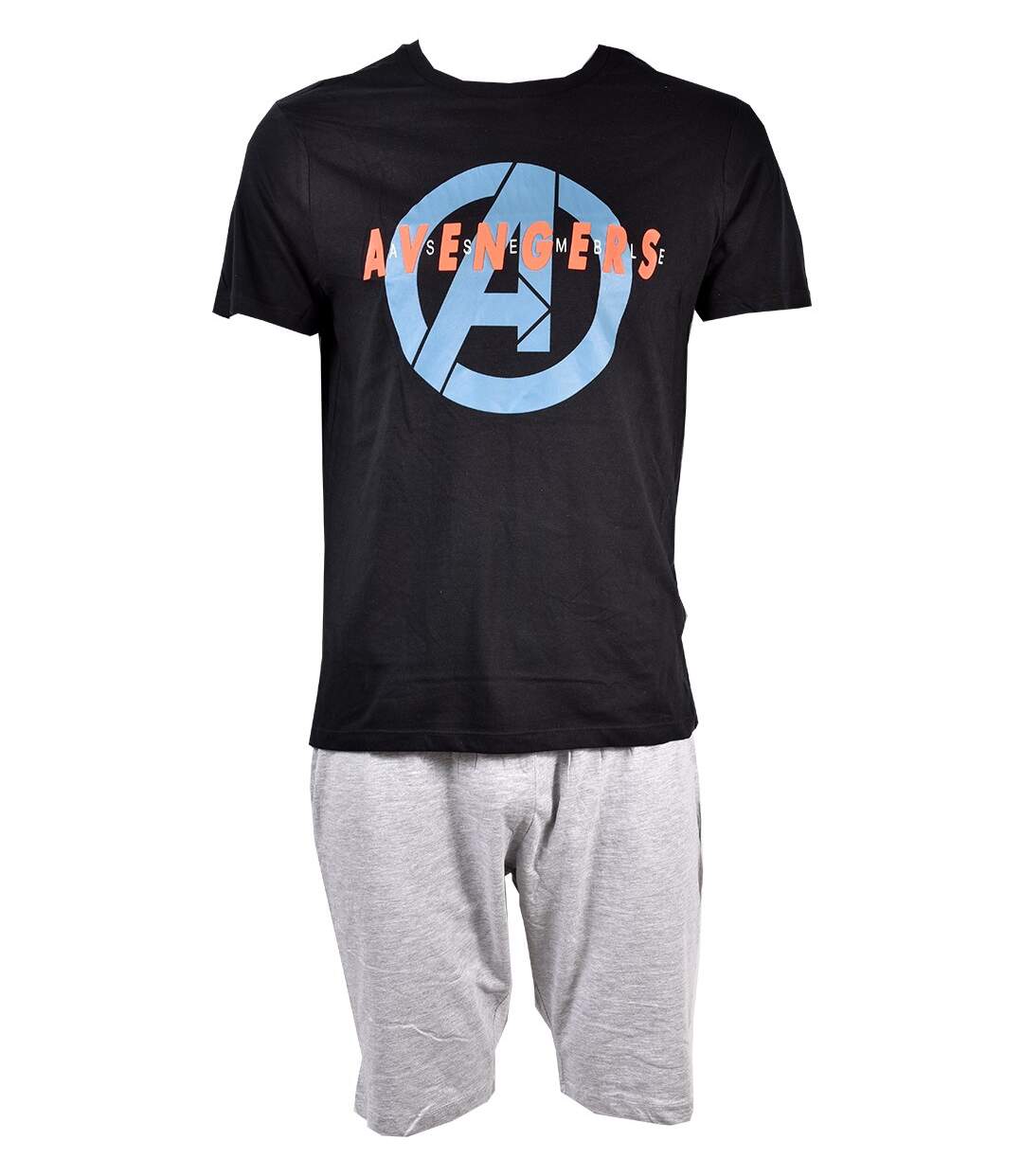 Pyjama Homme AVENGERS EV3608 NOIR-1