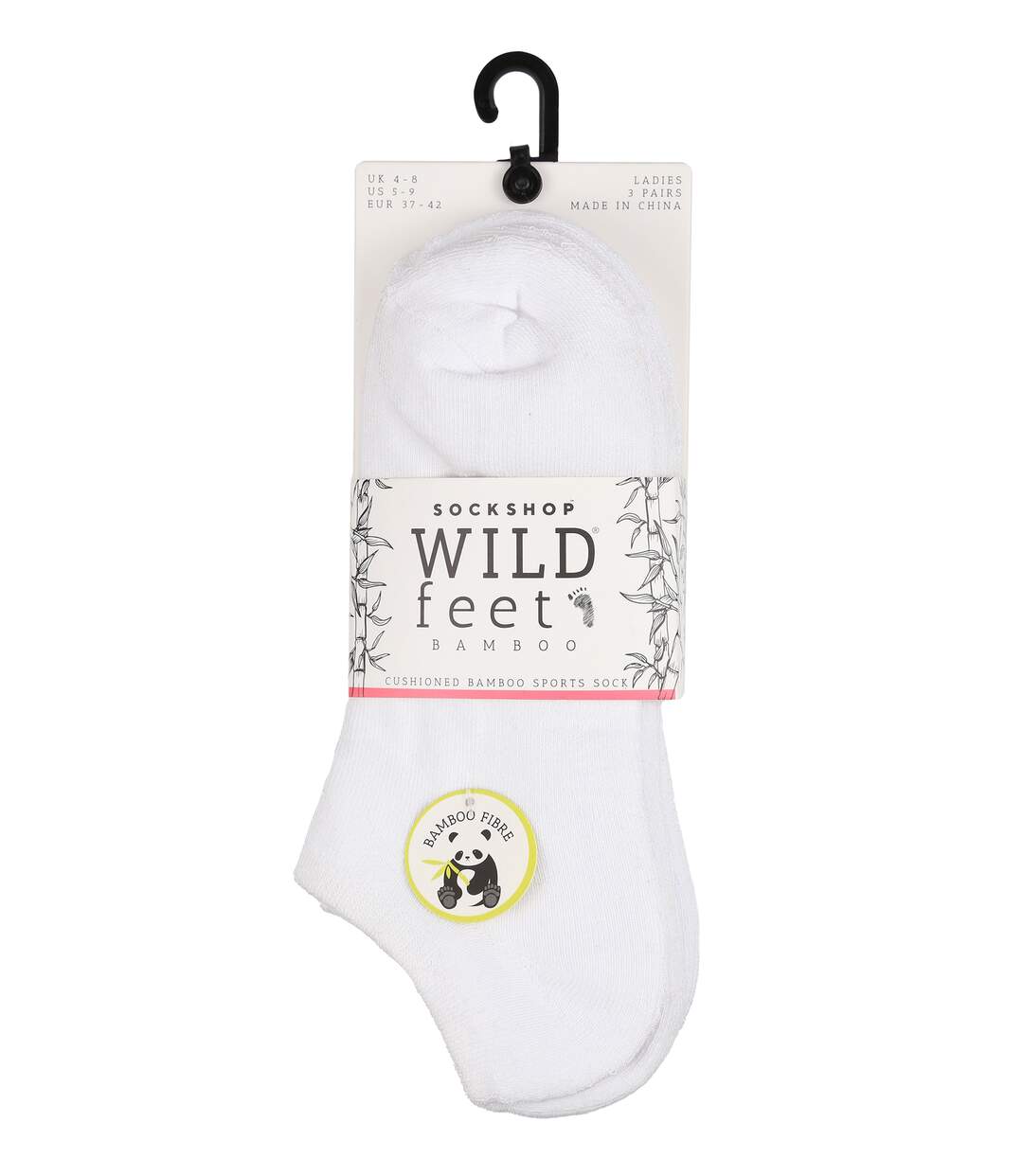 Wild Feet - 3 Paires Femme Sport Chaussettes | Chaussettes Courtes Bambou-2