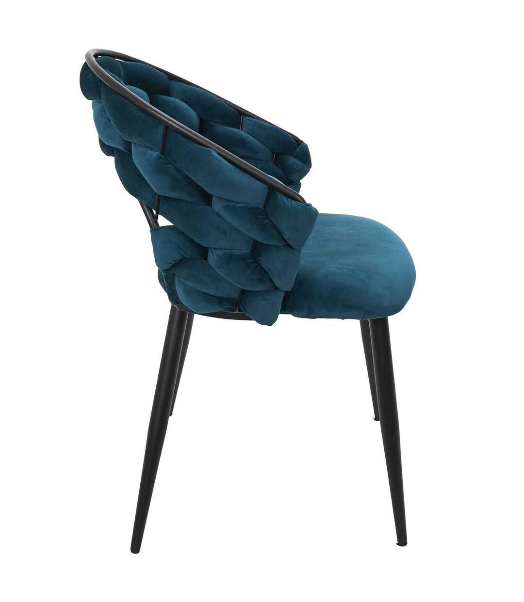 Lot de 2 chaises assise tressée LUND-4