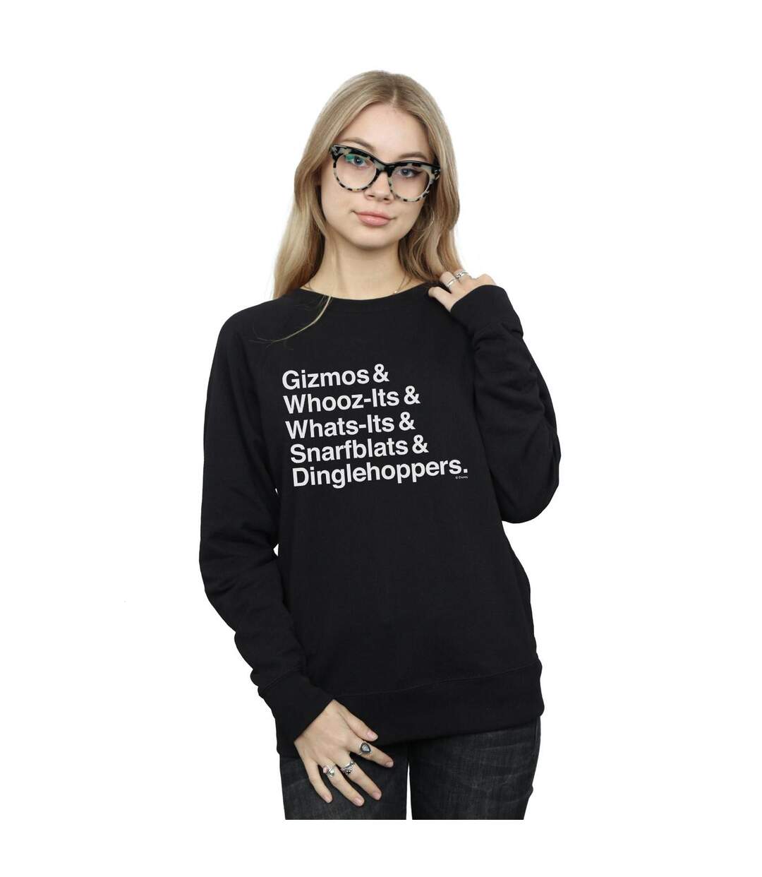 Disney Sweatshirt Womens/Ladies Wreck It Ralph Ariel's Shirt (Noir) - UTBI48334-2