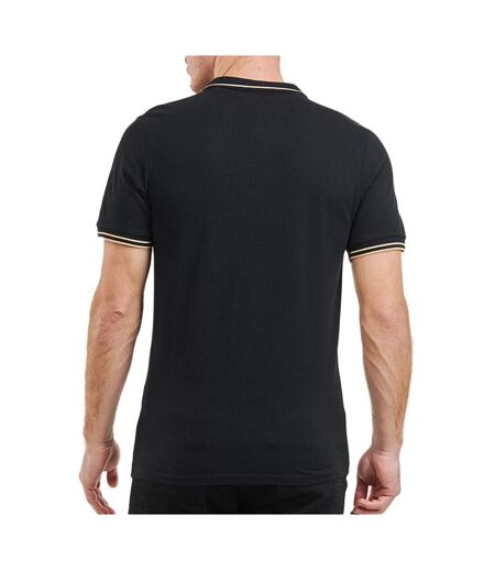 Polo noir homme kappa ezio - xxl