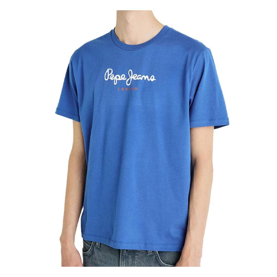 T-shirt Bleu Homme Pepe jeans Eggo 56S - L-1