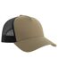 Rapper 5 panel cotton sustainable trucker cap khaki/black Atlantis-2