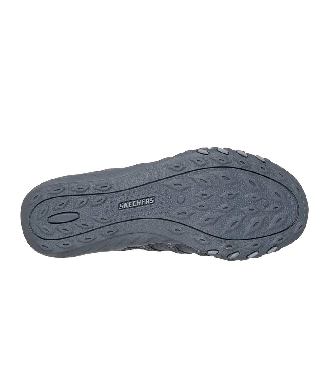 Womens/ladies Breathe Easy Roll With Me Trainers Charcoal Skechers-4