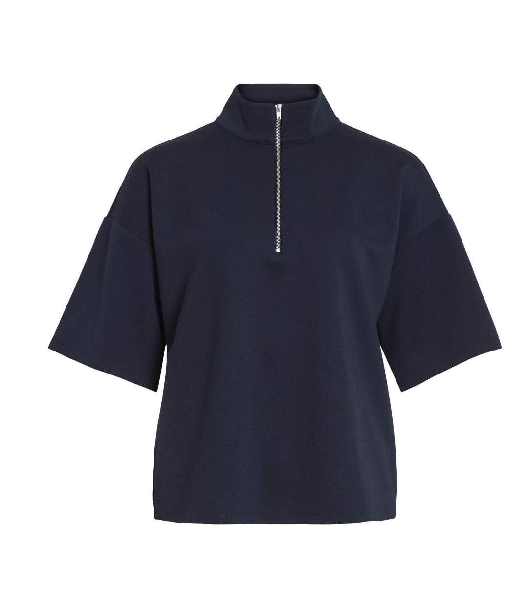 T-Shirt marine femme vila siffi-2