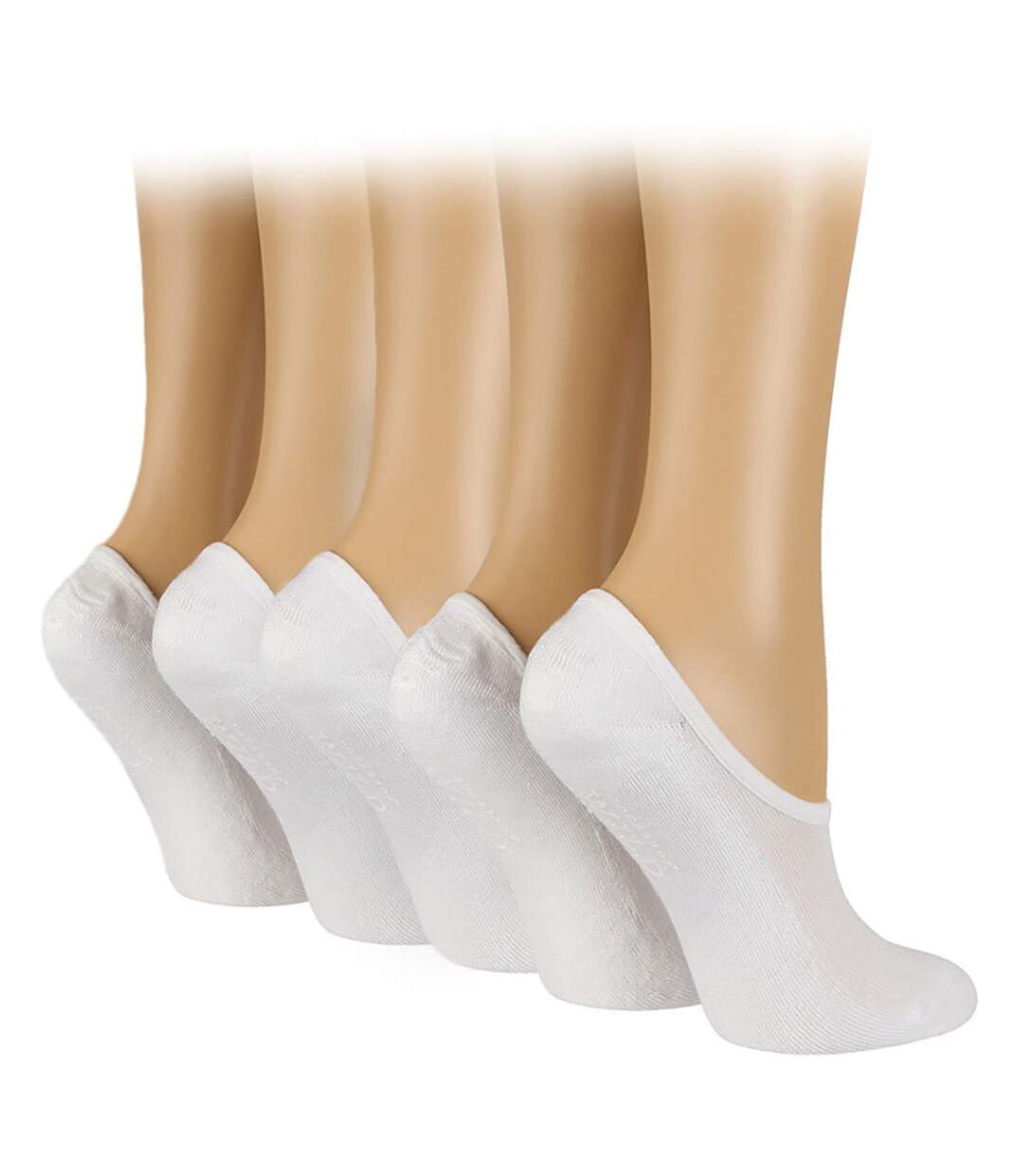 Lot de 2 paires de chaussettes basses coussinées pour femmes-3
