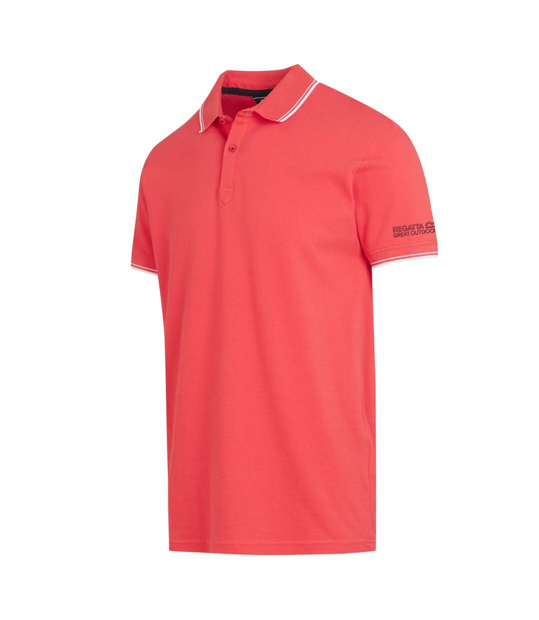 Polo tadeo homme rouge ciel / blanc Regatta-3