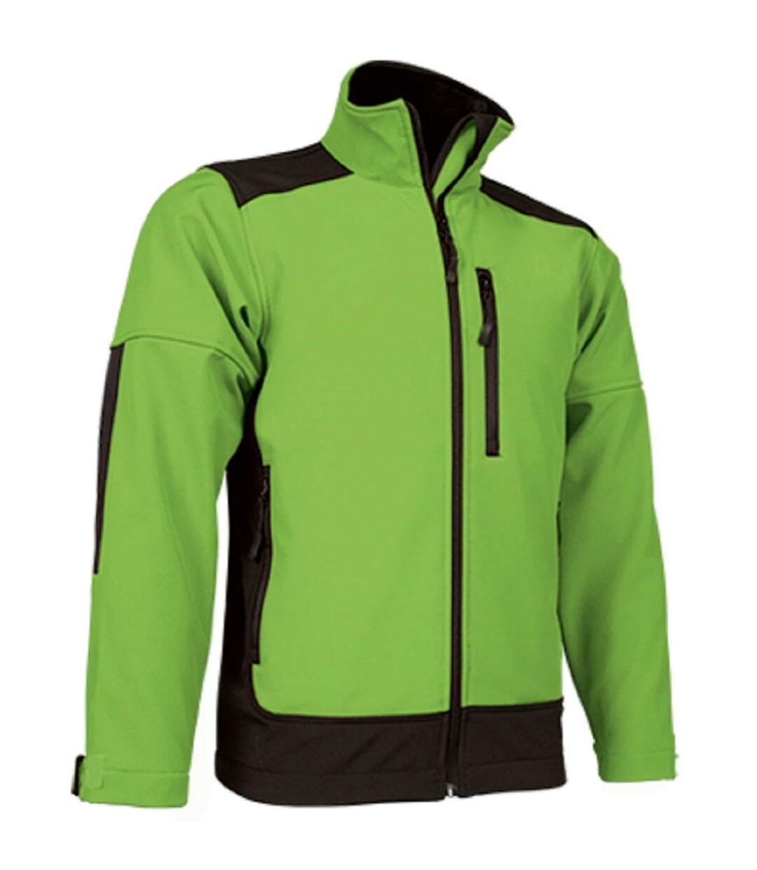 Veste softshell - Homme - SAPONI - vert et noir